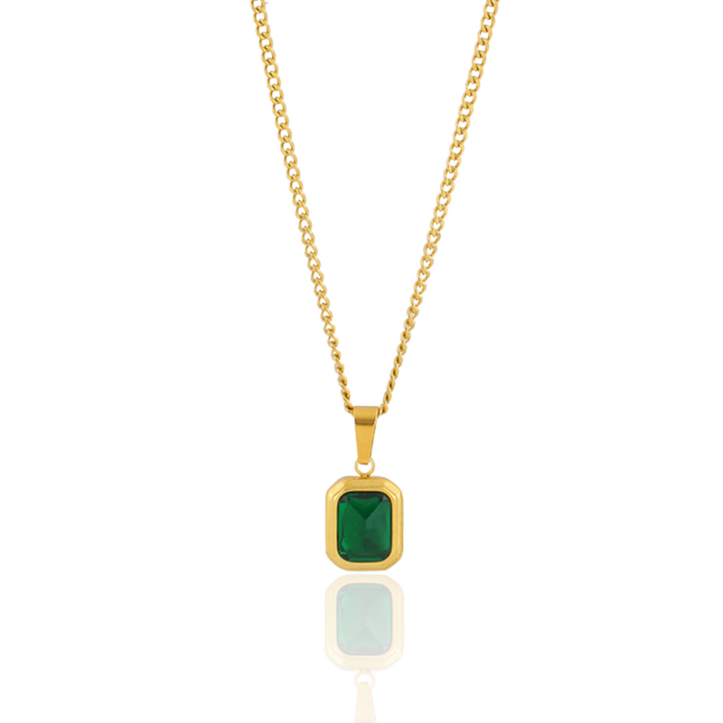 Emerald City Gold Necklace