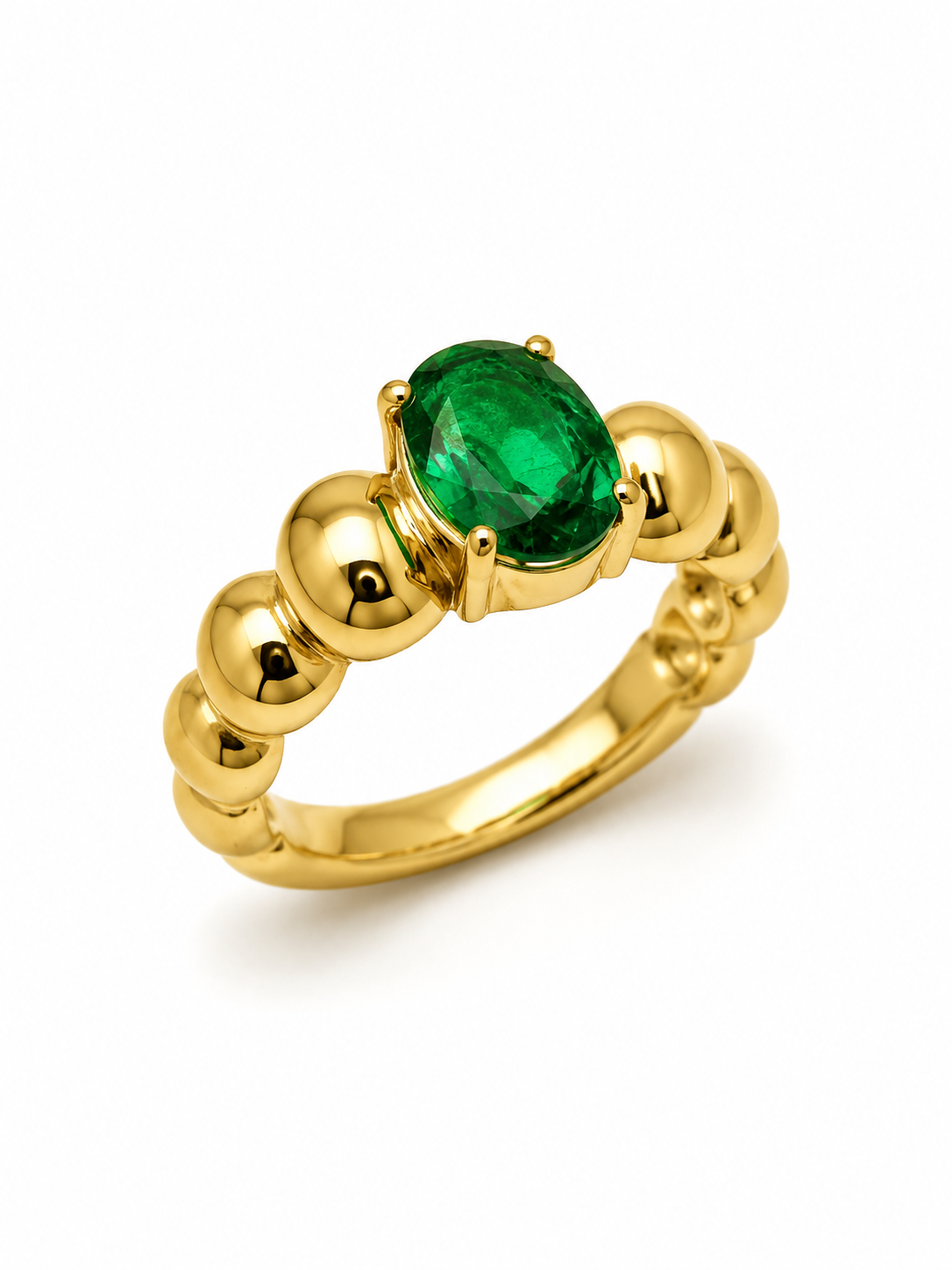 Delfina Ring Green