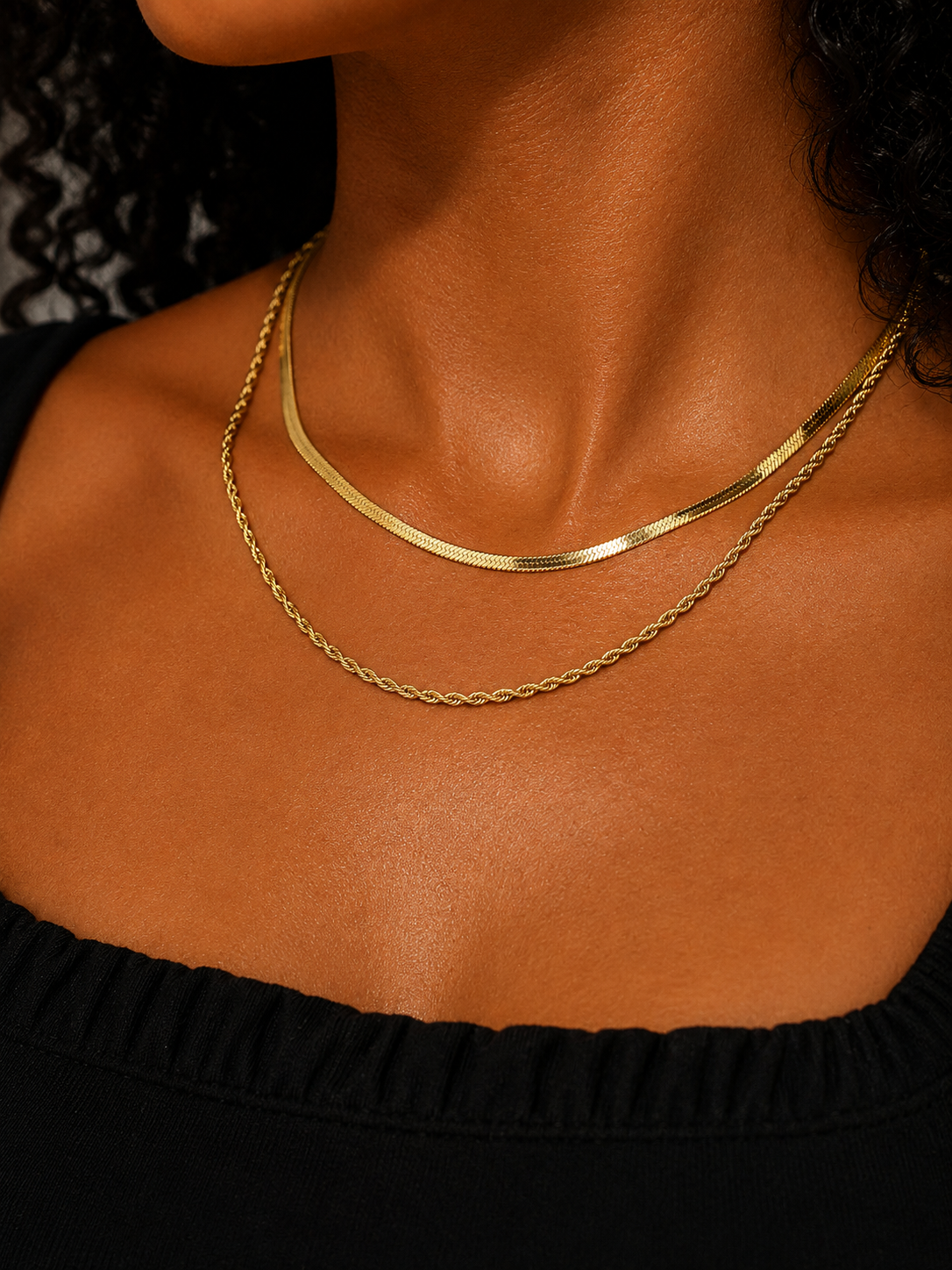 Mariah Double Layered Necklace