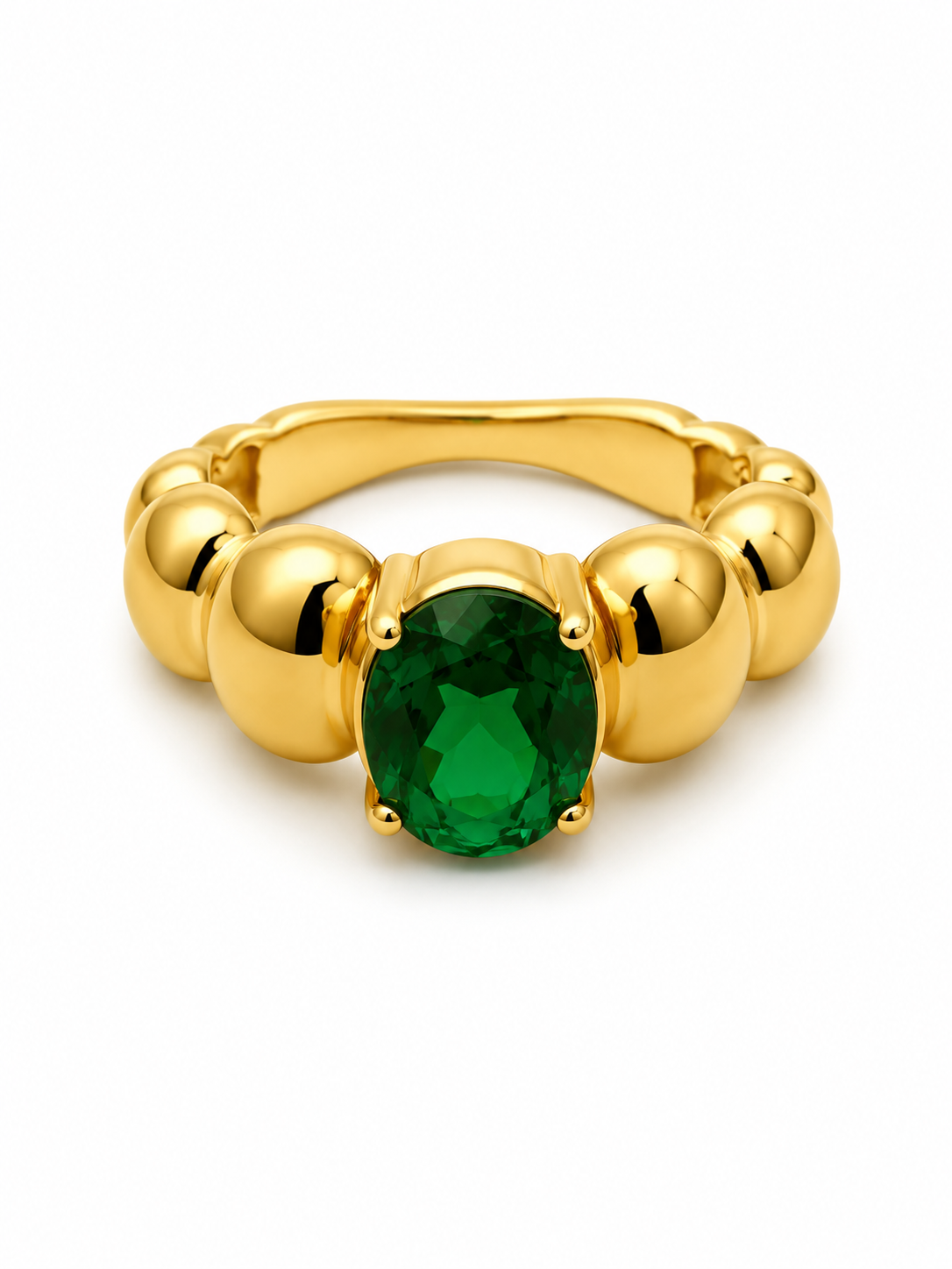 Delfina Ring Green
