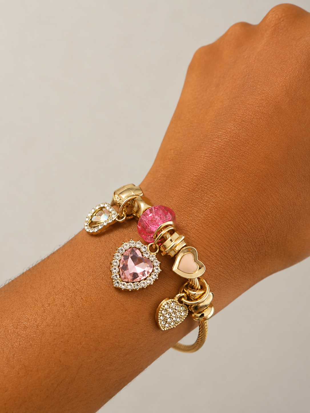 Kata Charm Bracelet Pink