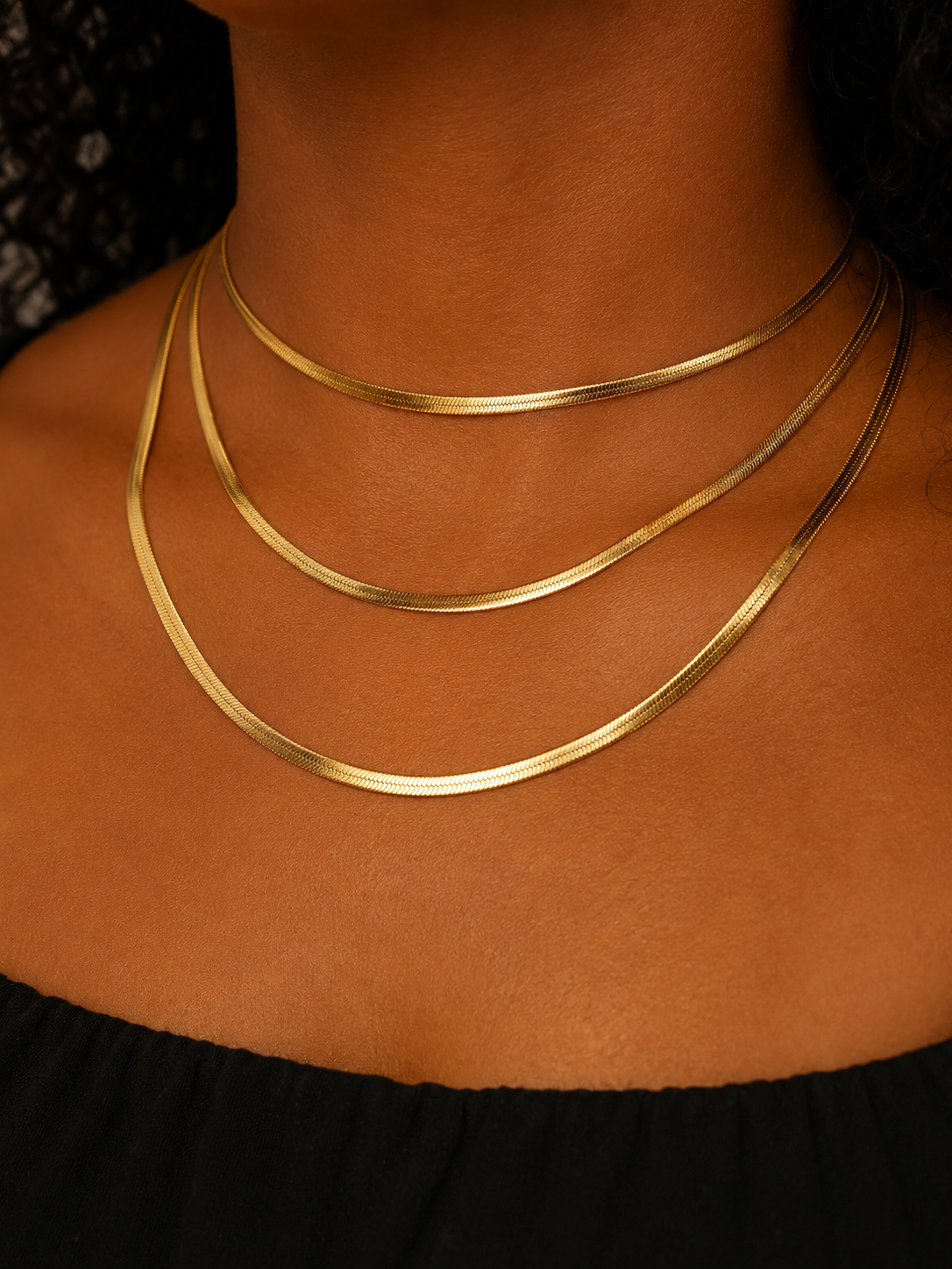Luciana Triple Layered Necklace