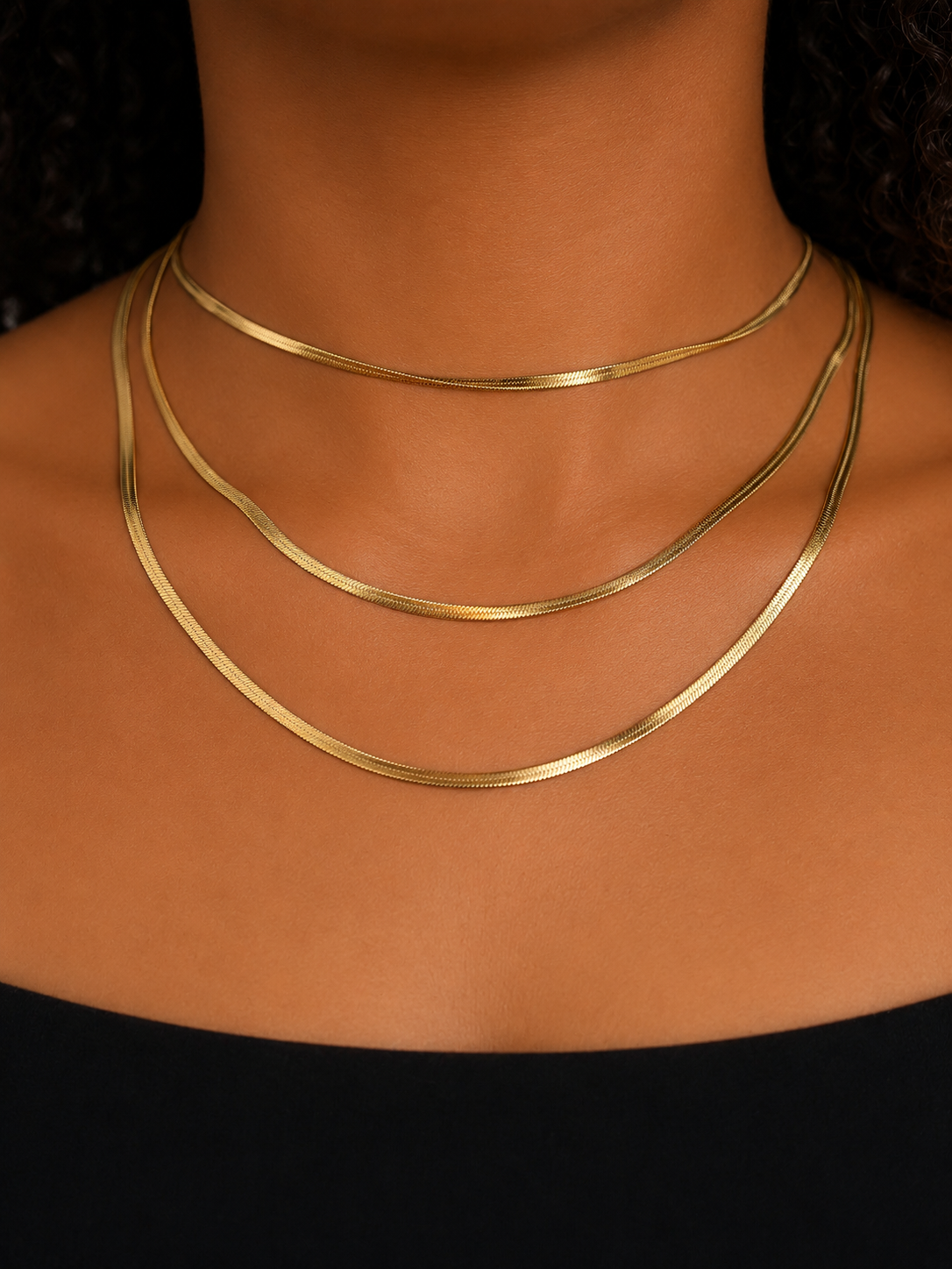 Luciana Triple Layered Necklace