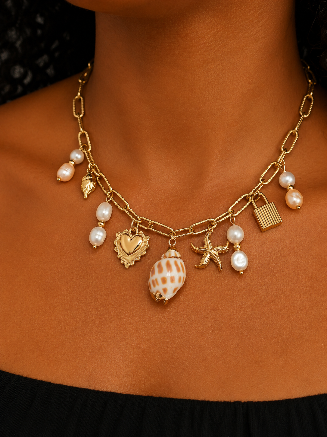 Talia Charm Necklace